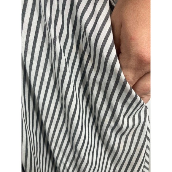 VTG POLO Dress w/Front Pockets Black White Stripe Boating Sailing Sz 14 - Picture 13 of 13